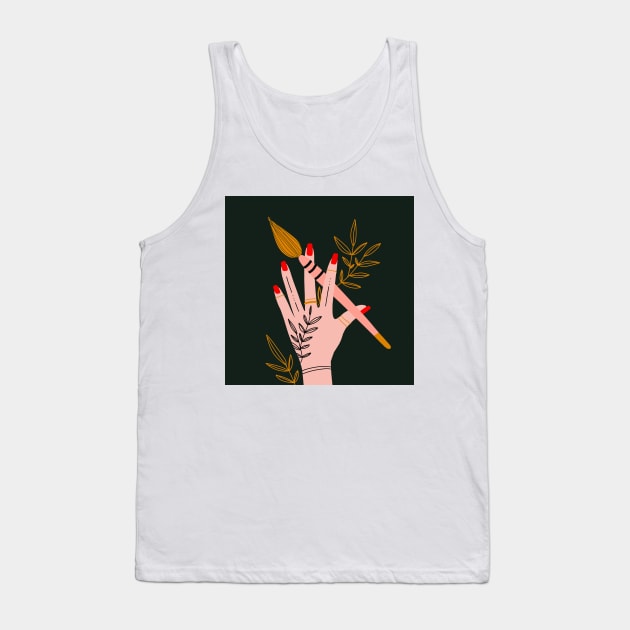 Creative Power Tank Top by Artsy Morning Studio